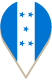 Location icon with Honduran flag