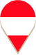 Location icon with Peruvian flag